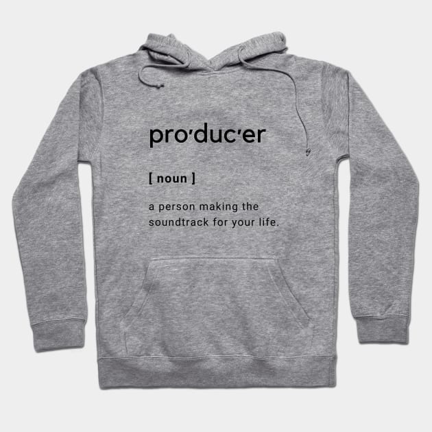 Producer Definition BLK Hoodie by Better Life Decision